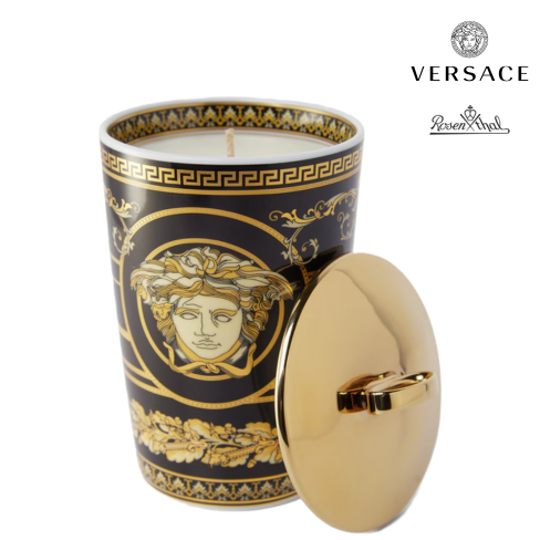 Castiçal VERSACE Coleção VIRTUS GALA 14 cm Porcelana