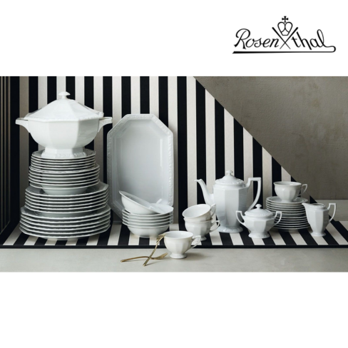 Serviço ROSENTHAL Coleção MARIA Branco 38 peças Porcelana