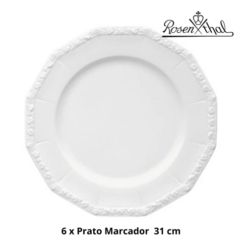 Serviço ROSENTHAL Coleção MARIA Branco 38 peças Porcelana