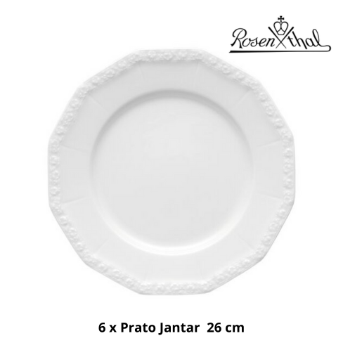 Serviço ROSENTHAL Coleção MARIA Branco 38 peças Porcelana