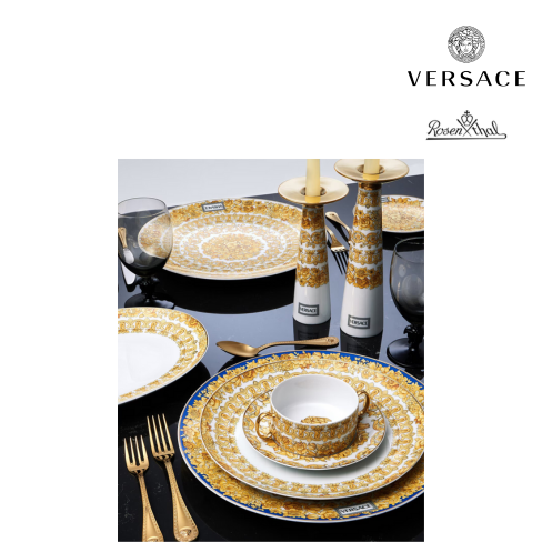 Faqueiro VERSACE Coleção MEDUSA GOLD 24 peças