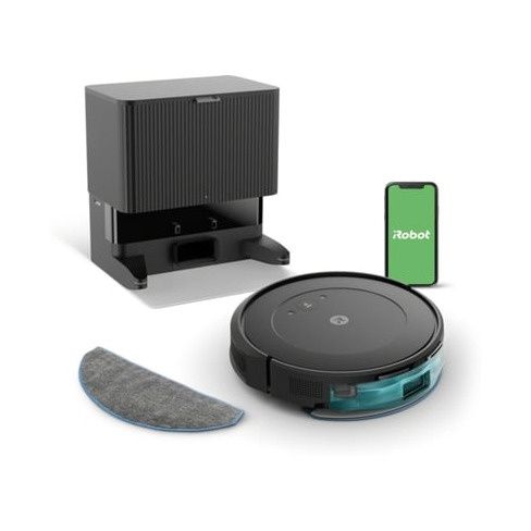 Aspirador Robô IROBOT Combo Roomba 2 Essential  (Autonomia: 160 min - Preto)