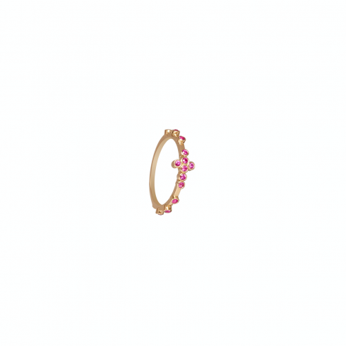 Anel B-Graceful com Rubis