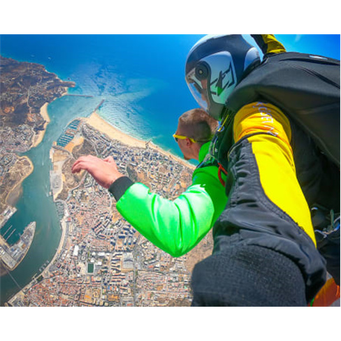 Salto Tandem - Skydive no Algarve a 3000m | Emoção Junto ao Mar! Salto Tandem