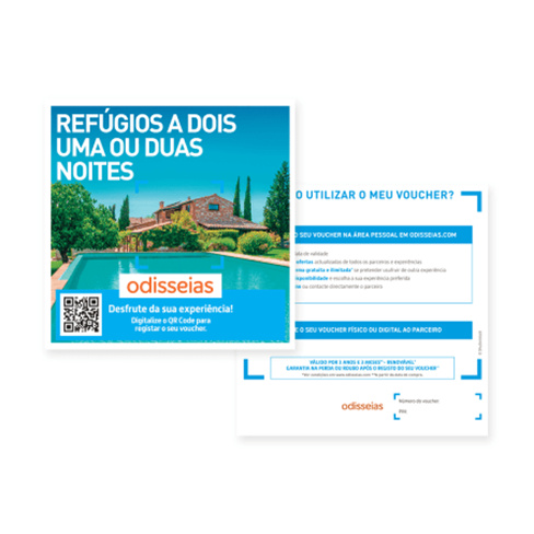 Refúgios a Dois Uma ou Duas Noites | 130 Estadias à Escolha