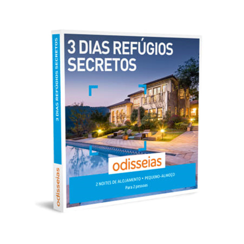 3 Dias Refúgios Secretos | 95 Estadias à Escolha