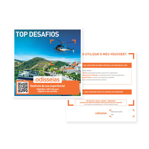 Top Desafios | 220 Experiências à Escolha