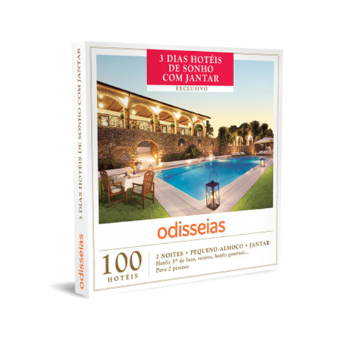 3 Dias Hotéis de Sonho com Jantar | 100 Hotéis