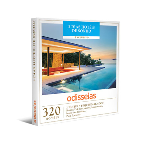 3 Dias Hotéis de Sonho | 320 Hotéis