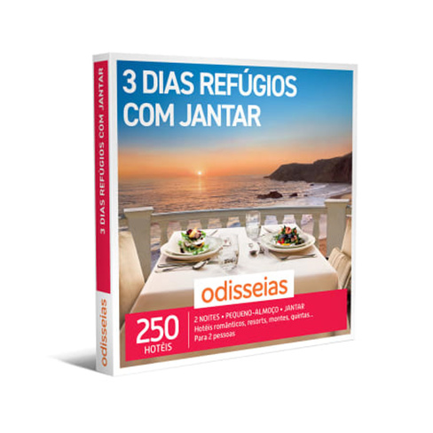 3 Dias Refúgios com Jantar | 250 Hotéis