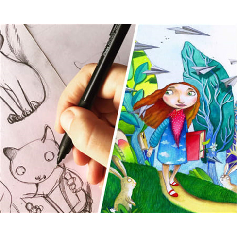 Workshop Online Individual de Pintura e Desenho para Crianças - 1h