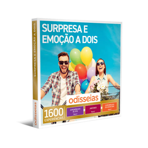 Surpresa e Emoção a Dois | 1600 Experiências