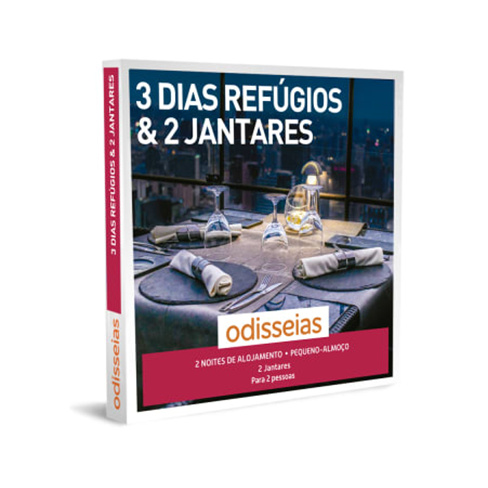 3 Dias Refúgios & 2 Jantares | 50 Estadias à Escolha