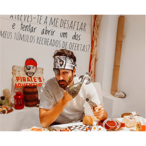 Escape Game «Aventura Pirata» em Lisboa para 4 Pessoasnn(56 caracteres)
