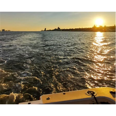Passeio no Tejo em Catamaran a Motor - 1 Hora | Lazy Lisbon Cruises Experiência