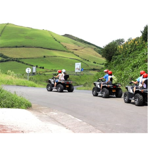 Passeio de Quadriciclo para Dois no Vulcão das Sete Cidades | Até 4 Horas.
