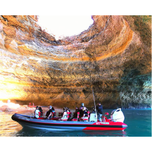Explora as Grutas de Benagil e Golfinhos - 2h30 | Albufeira (55 caracteres)