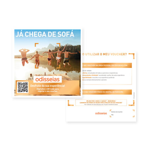 Já Chega de Sofá | 2500 Experiências à Escolha