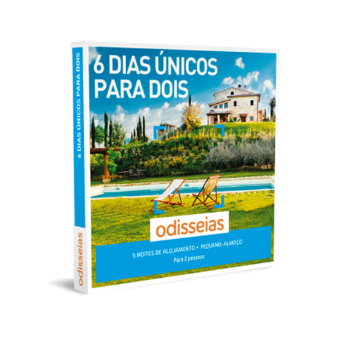 6 Dias Únicos para Dois | 100 Estadias à Escolha