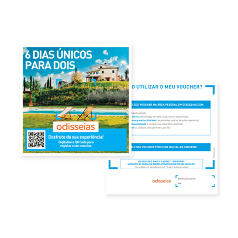 6 Dias Únicos para Dois | 100 Estadias à Escolha