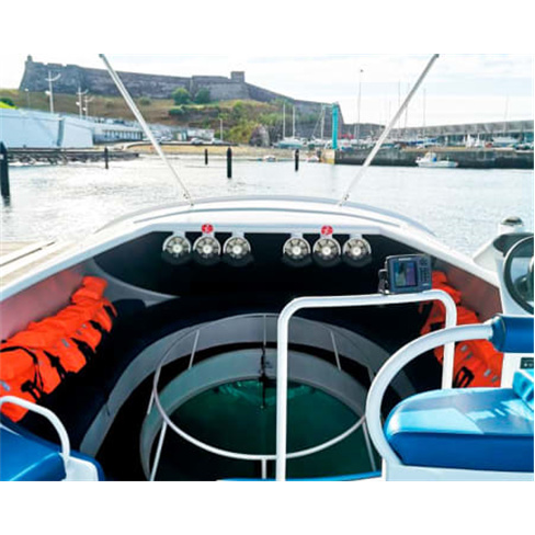 Sunset em Barco com Fundo de Vidro nos Açores | Water4fun - Angra do Heroísmo