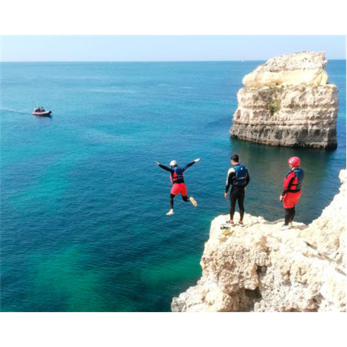 Coasteering na Praia de São Rafael para Dois | 2 Horas | Albufeira Surf & SUP
