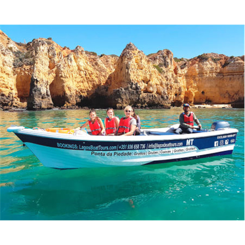 Passeio de Barco às Grutas ...dade | Até 1h15 | Lagos Boat Tours Adulto +12 An