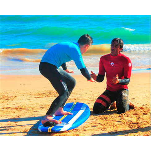 Aula de Surf em Grupo na Praia da Galé | 2 Horas | SURF4FUN - Albufeira Aula de