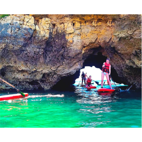 Passeio de Stand Up Paddle pelas Grutas de Albufeira | 2h30 | SURF4FUN Passeio d