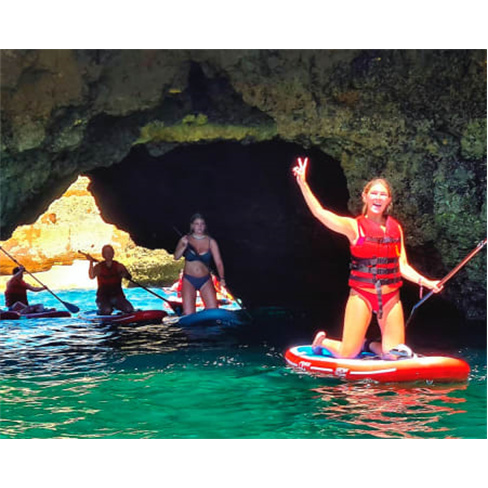 Passeio de Stand Up Paddle pelas Grutas de Albufeira | 2h30 | SURF4FUN Passeio d