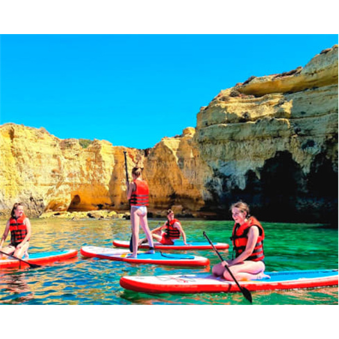 Passeio de Stand Up Paddle pelas Grutas de Albufeira | 2h30 | SURF4FUN Passeio d