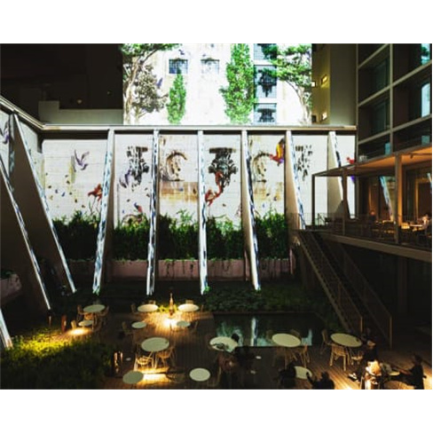 Jantar no Clorofila com Video Mapping | Lumen Hotel em Lisboa