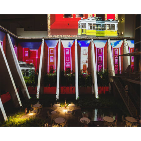 Jantar no Clorofila com Video Mapping | Lumen Hotel em Lisboa
