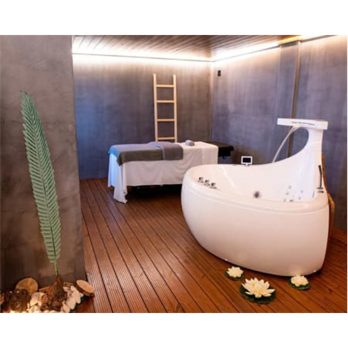 Spa Cristal Vieira Praia: Massagem Costas + Banho Relaxante para Dois