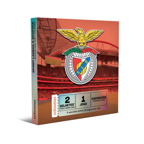 Sport Lisboa e Benfica | Bilhetes para Jogo no Estádio da Luz + Cachecóis