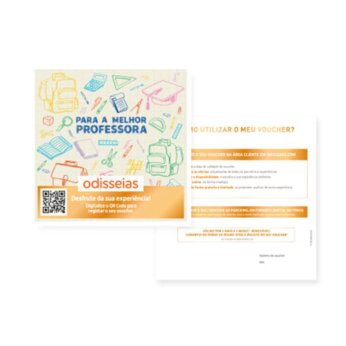Para a Melhor Professora | 1000 Experiências à Escolha