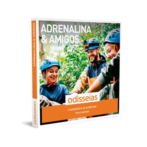 Adrenalina & Amigos - Até 4 Pessoas | 80 Experiências à Escolha