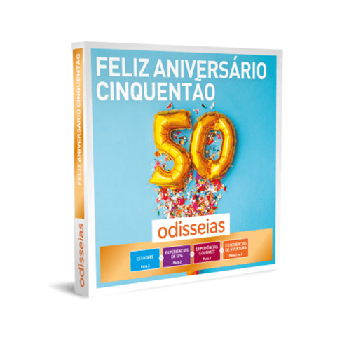 Feliz Aniversário Cinquentão | 2500 Experiências