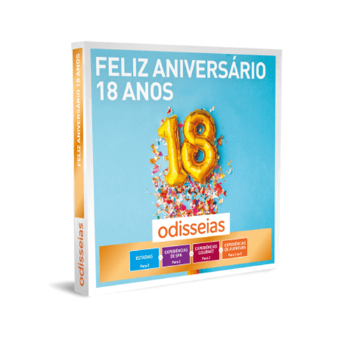 Feliz Aniversário 18 Anos | 2500  Experiências