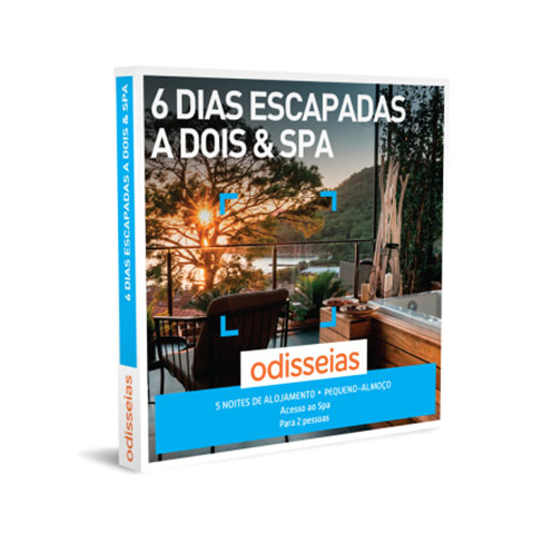6 Dias Escapadas a Dois & Spa | 120 Estadias à Escolha