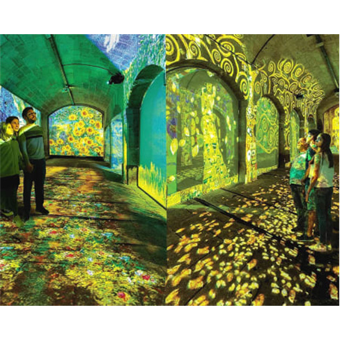Espectáculo 360º! «Impressive Monet & Brilliant Klimt» no Centro de Congress