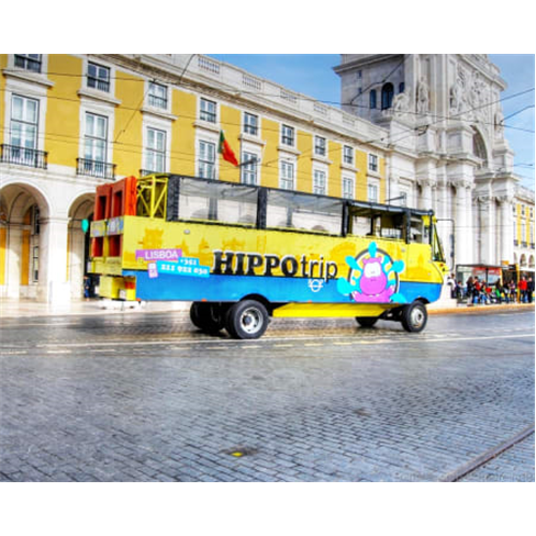 HIPPOtrip | Passeio em Lisboa em Veículo Anfíbio com "Mergulho" no Rio Tejo