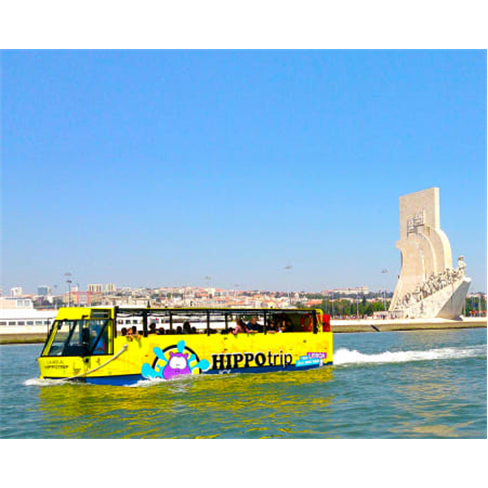 HIPPOtrip | Passeio em Lisboa em Veículo Anfíbio com "Mergulho" no Rio Tejo