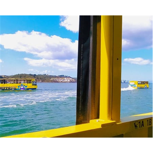 HIPPOtrip | Passeio em Lisboa em Veículo Anfíbio com "Mergulho" no Rio Tejo