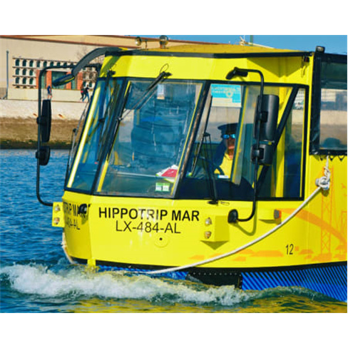HIPPOtrip | Passeio em Lisboa em Veículo Anfíbio com "Mergulho" no Rio Tejo