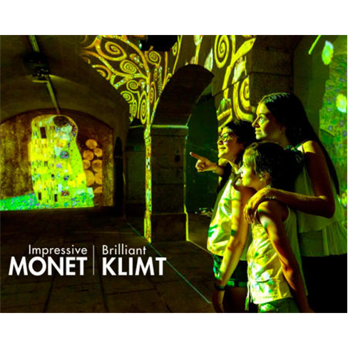 Espectáculo 360º! «Impressive Monet & Brilliant Klimt» no Centro de Congress