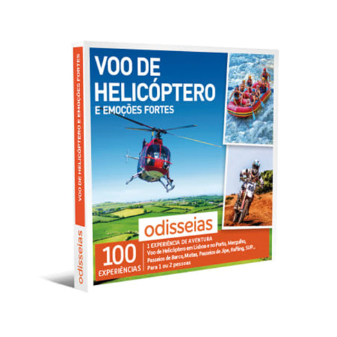 Voo de Helicóptero e Emoções Fortes | 100 Experiências