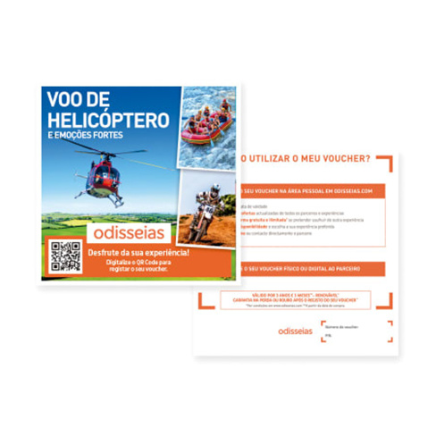 Voo de Helicóptero e Emoções Fortes | 100 Experiências