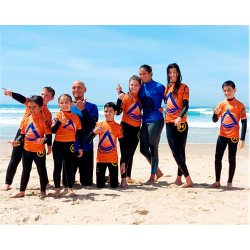 Aula de Surf na Praia da No...rfing Hut - Costa de Caparica Aula de Surf Privada