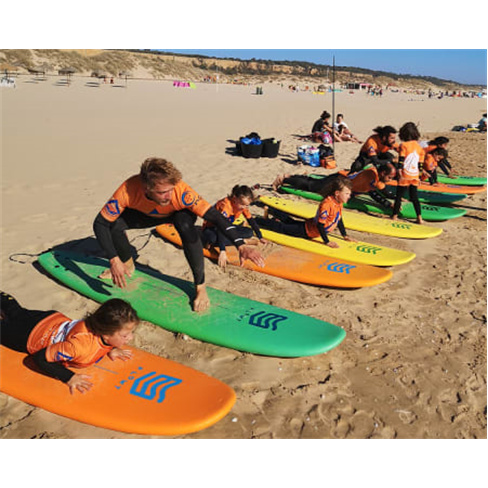 Aula de Surf na Praia da No...rfing Hut - Costa de Caparica Aula de Surf Privada